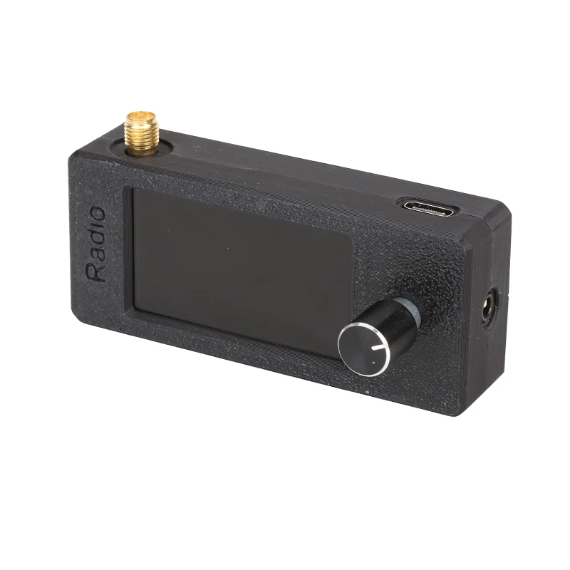 واضح ABS حالة ATS-mini V3 SI4732 0.5-108MHz جيب SSB راديو صغير ESP32 AM FM جميع الفرقة راديو استقبال مضخم ضوت سماعات الأذن Hi-Z