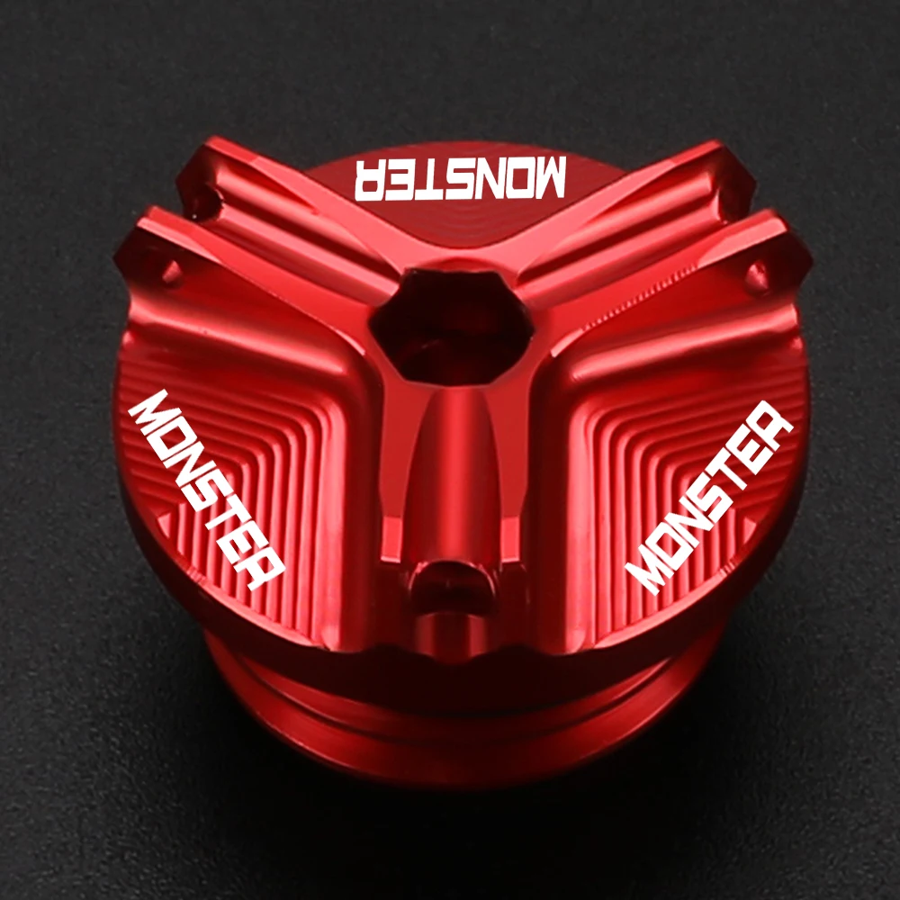 

For DUCATI DIAVEL HYPERMOTARD SP 796 MONSTER 696 Monster 821 1100 1200 Motorcycle M19*2.5 Engine Oil Filter Cup Plug Cover Screw