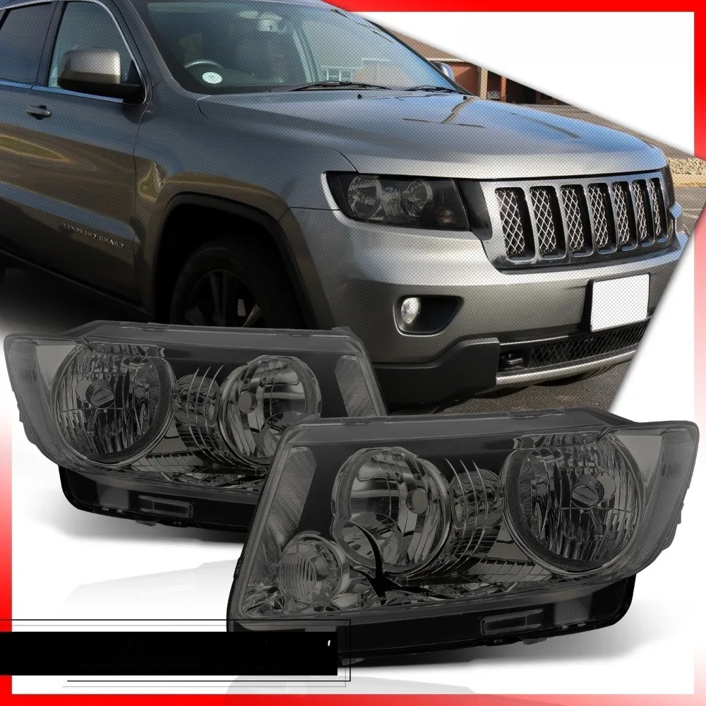 

Комплект тонированных фар (левая+правая) для Jeep Grand Cherokee 2011-2013 гг.
