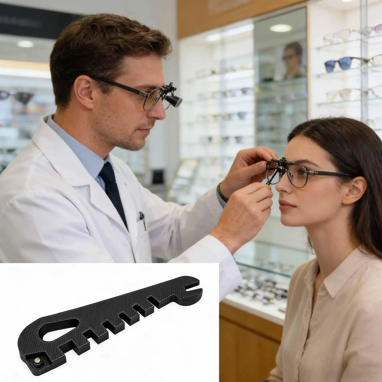 Eyeglass Curvature Adjuster Precise Adjustment Gadget Eyeglasses Adjustment Tool for Beginners Professionals Opticians