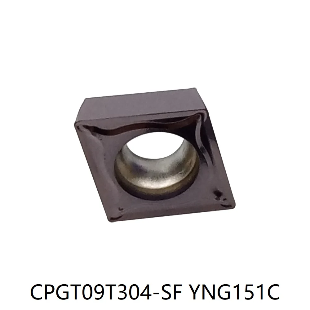

ZCC Original CNC Turning Tool YNG151C CPGT09T304-SF Carbide Inserts Cutter Tools Processing：Steel，Stainless steel，Cast iron