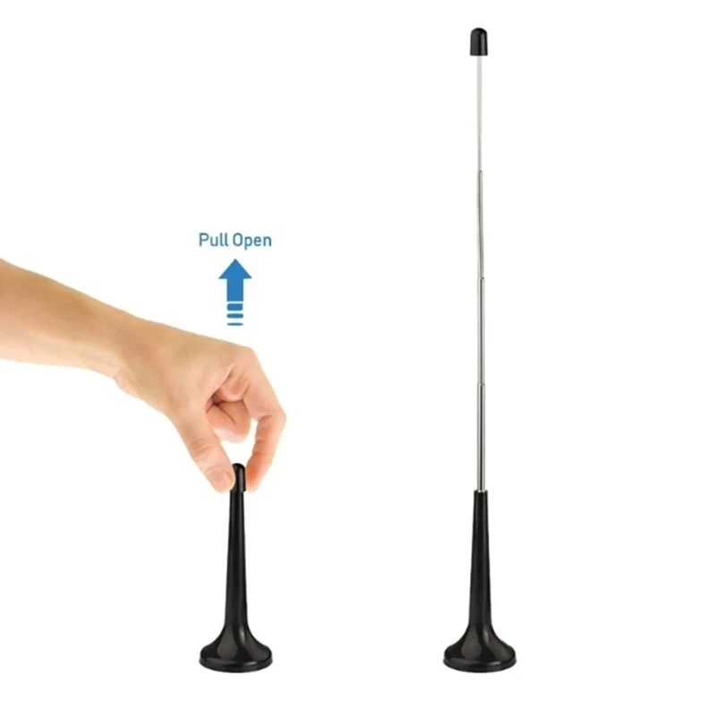 FM Telescopic Antennas For DAB FM Antennas Indoor FM Radio Antennas With 3 Adapter For Household Digital FM Radio