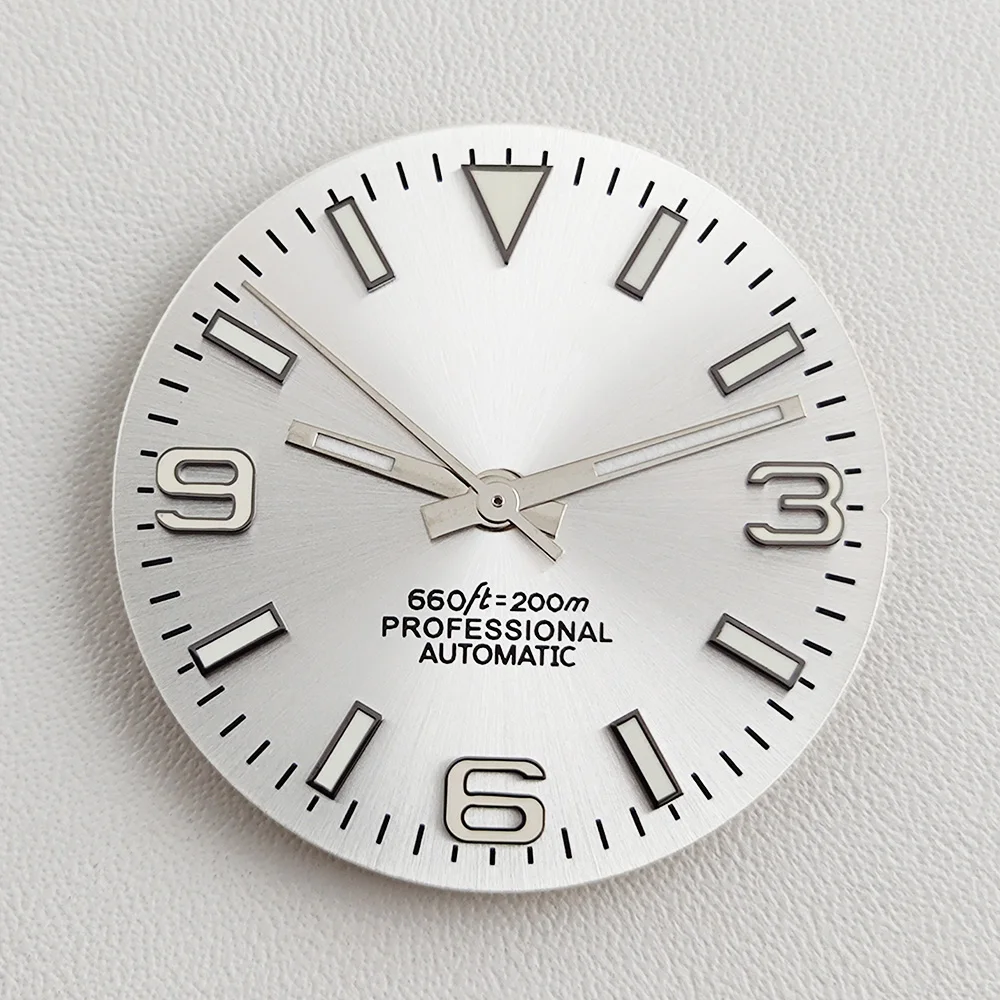 NH35 dial 28.5mm 369 Dial green luminous S dial watch dial suitable for NH35 movement watch accessories watch Dial