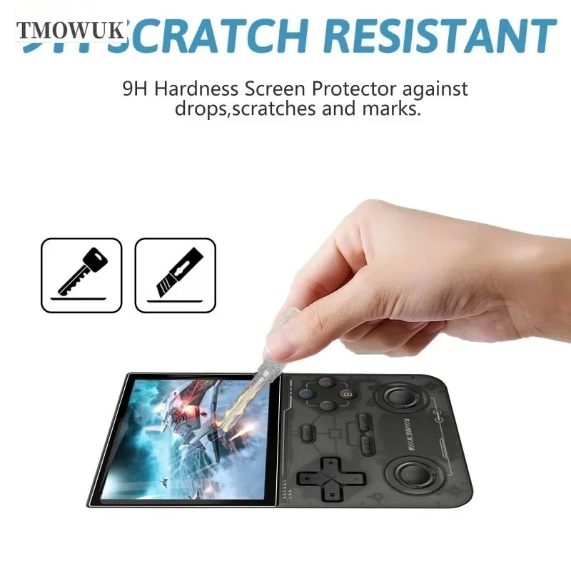 Gehard glazen schermbeschermer, anti-kras voor R36Max V40Max R36Ultra R36Plus Retro gameconsole voor