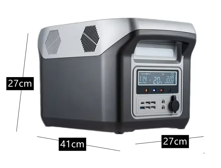 Solar Generator Portable 1500w Inverter Battery Power Station Solar Home Farm Power Supply Solar Generator 220V/110V Off-Grid