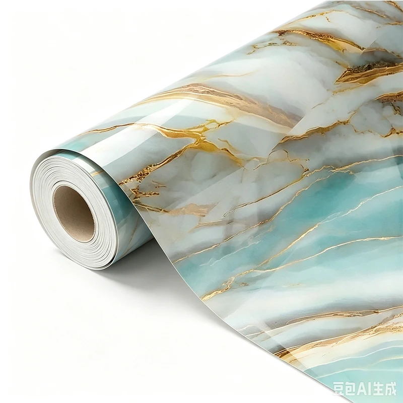 Self‑Adhesive Marble Wallpaper 60×300cm Waterproof Oil Proof Heat Resistant Kitchen Countertop Cabinet Stove Sticker Home Decal
