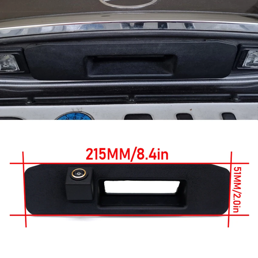 CCD HD Car Trunk Handle Rear View Camera For Mercedes Benz ML Class W166 ML250 ML350 ML400 ML550 ML63 2013~2015 Night Vision