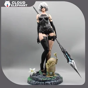 50cm Play Arts Kai Nier:Automata 2 Type B 2BアクションフィギュアデラックスエディションMovable PVC Figurine Model Toy Goint Movable Doll Gift 8ベストセールスアニメ図50cm -3