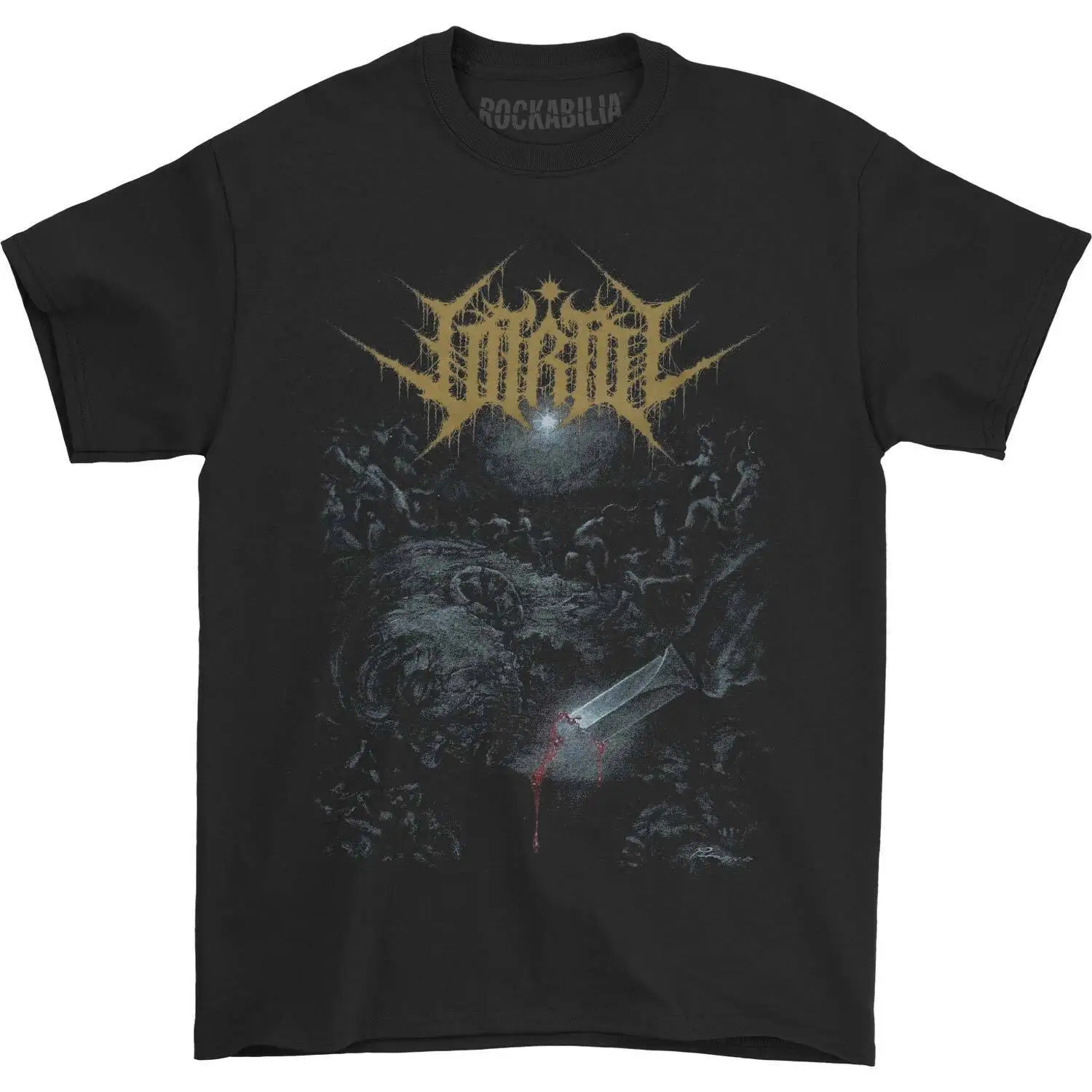 Men'S Vitriol To Bathe From The Throat Of Cowardice T Shirt Small Black