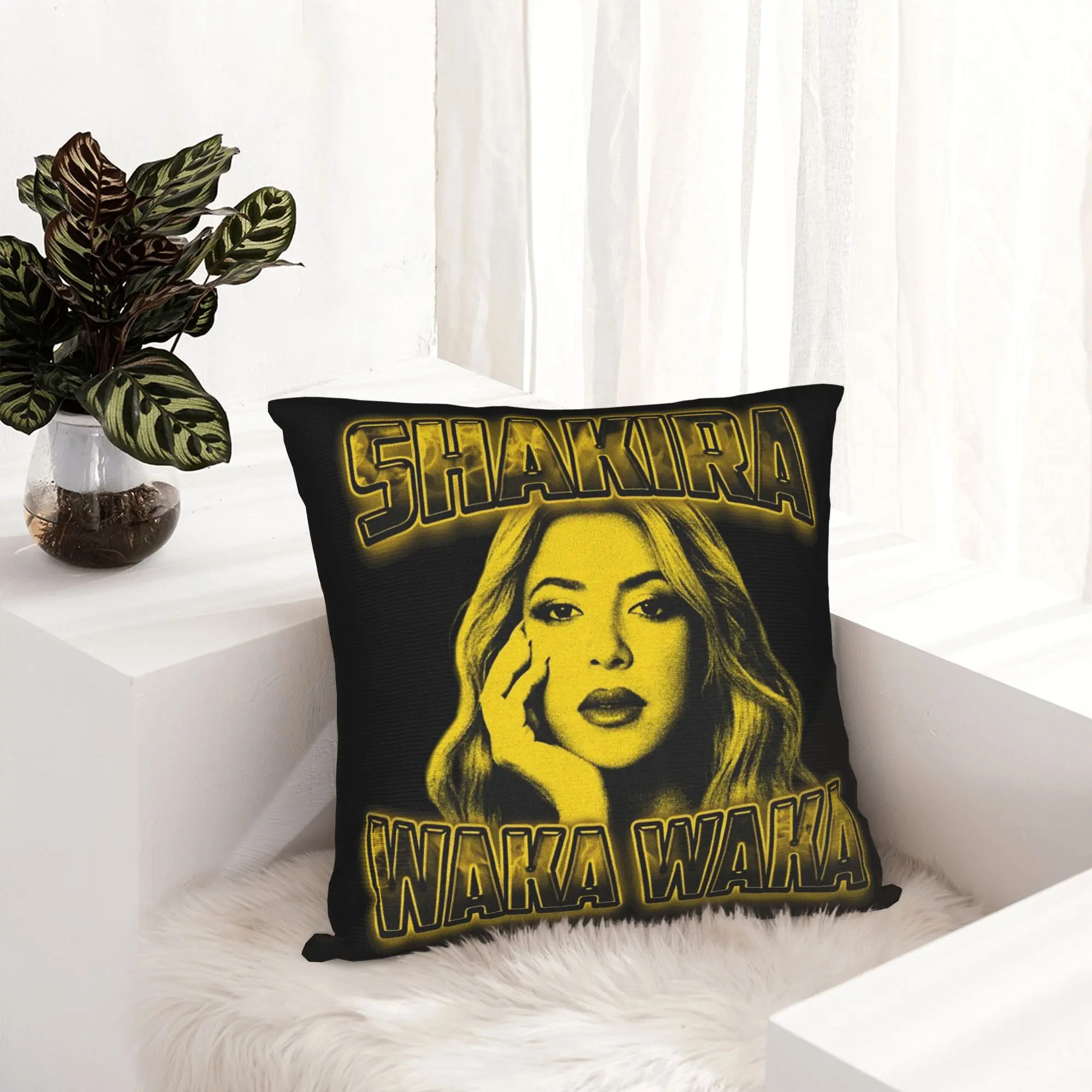 Singer Shakira Pillowcase Soft Polyester Cushion Cover Gift  Pillow Case Cover Home Dropshipping 45*45cm