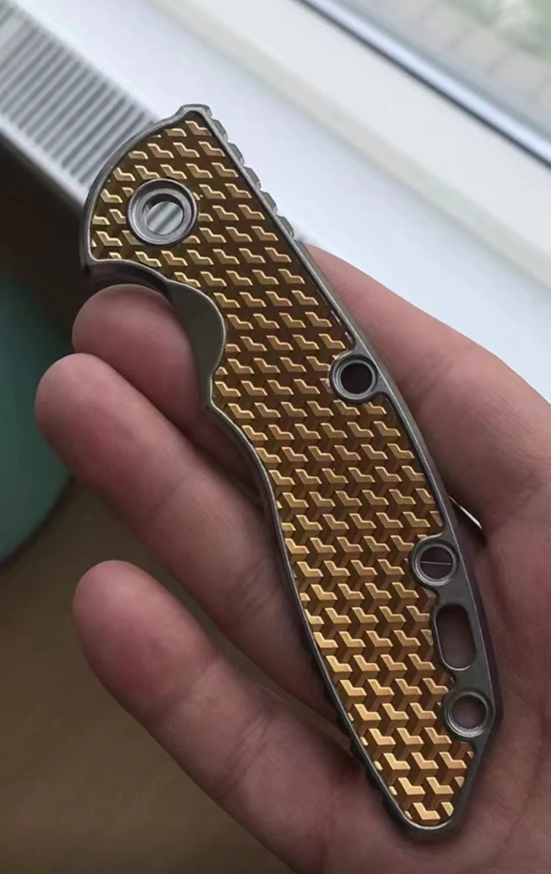 

1 Piece Titanium tc4 Scales for Hinderer Knives XM-18 3.5'' Modify