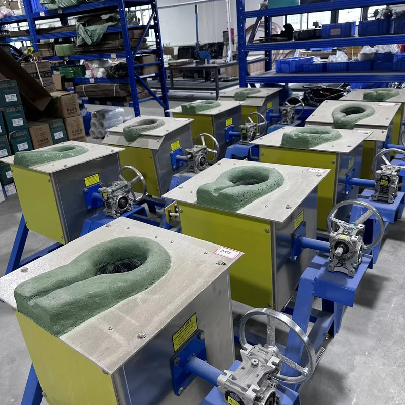 

Medium-frequency Industrial Sier Tin Small High-temperature Furnaces For Aluminum Gold Melting