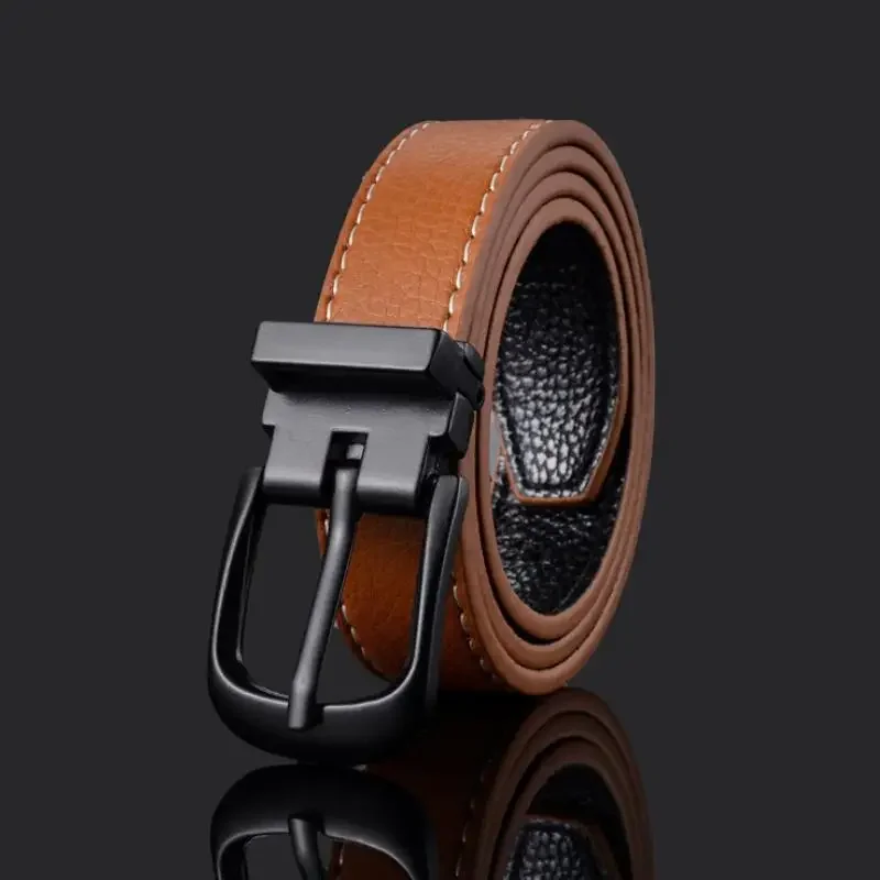 Children Belts Luxury Designer alloy Pin Buckle Unisex Casual belt Boys Girls Kid Casual Pu Waist Strap Waistband for Jeans Belt