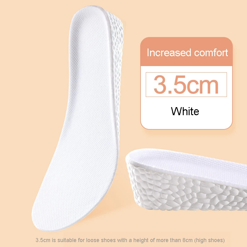 1Pair Shock Absorbing Sole Elastic Insoles for Sports Shoes Men's Women's Height Increase Insoles Soft and Comfortable Insoles, image 10