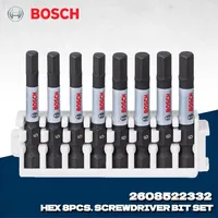 BOSCH 2608522332 Professional 8pcs Screwdriver Bit Set With 50mm PZ2 Bits Bosch Impact Drill Accessory Power Tool Accessories