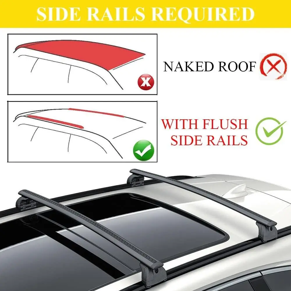 High Quality Aluminum Cross Bars Fits for Crossbar Cross Bars Fits for MDX 2022 2023 2024 Luggage Carrier Roof Rail Rack