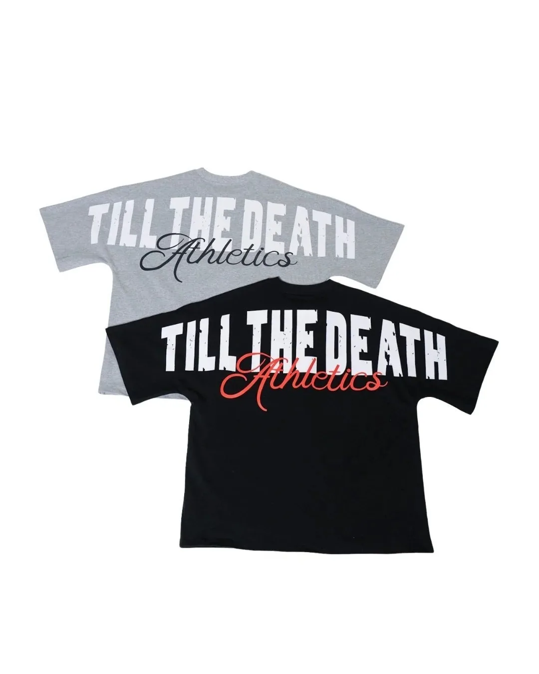 

TILL THE DEATH Shirt TTD Athletics Oversized Tee in Black US SIZE Shirt Powerwing Shirt