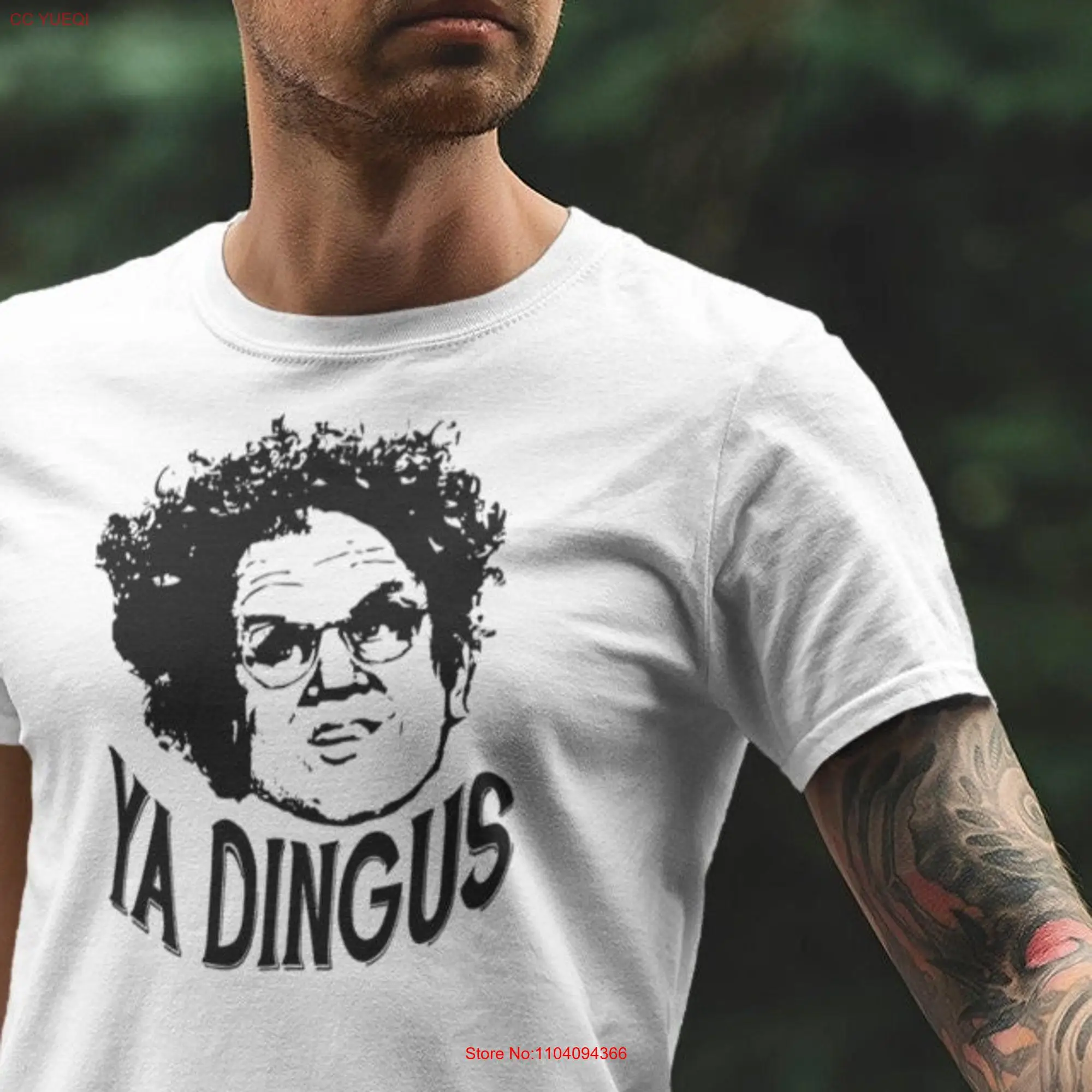 YA DINGUS Dr Brule funny Quote fan art Mens white t Shirt eric birthday hunk comedy present doctor rules and gift sign tim show