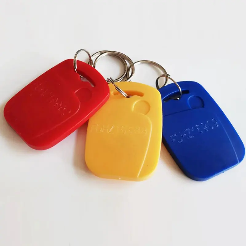 

100pcs RFID Keychain Tag Key Proximity IC Card 13.56M 1# Keyfob for Access Control System Time Attendance Device