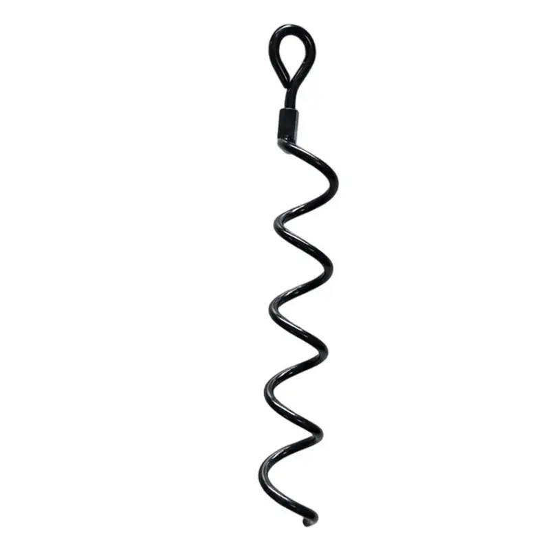 Spiral Ground Anchor Heavy Duty Anchor 15.16 Inch Screw In Anchor Spiral Stake For Camping Tent Carports Sheds Swing Sets