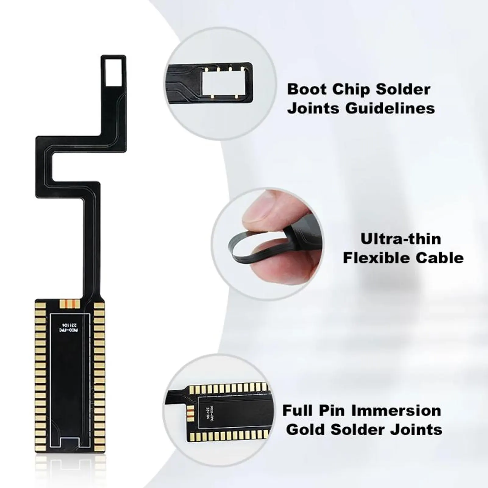 FPC Flex Cable Micro Storage Card Reader Easy Soldering Retro Game Console for Picoboo Development Board Adapter for DOL 001