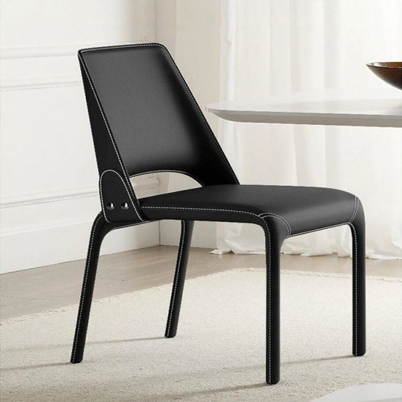 Dining chair, back chair, minimalist light luxury household restaurant, small apartment