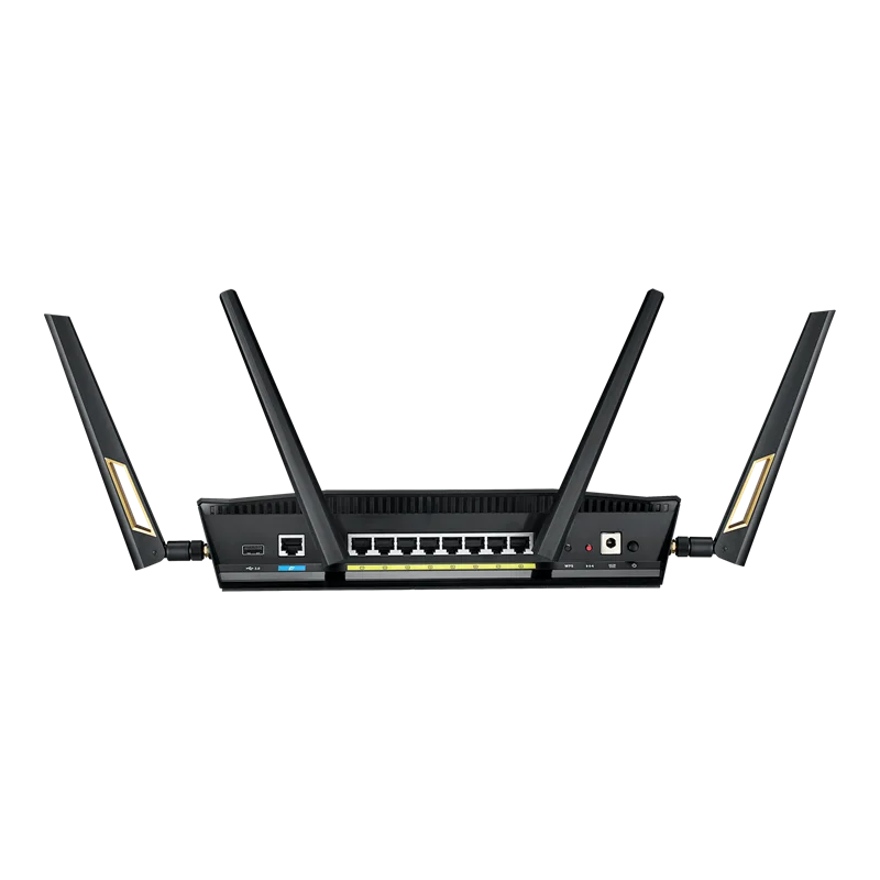 ASUS-Roteador WiFi de Banda Dupla, RT-AX88U, AX6000 802.11AX, Wi-Fi 6, 6000Mbps, MU-Mimo, OFDMA, AiMesh para Casa Inteira e AiProtection