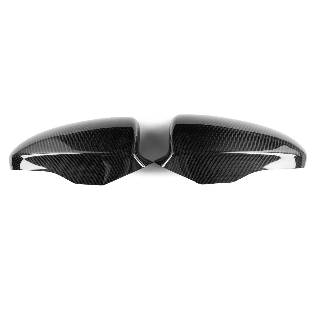 JDMotorsport88  Carbon Fiber Side Rearview Mirror Cover Caps Replacement Trim For BMWs F10 M5 , F06 , F12, F13 M6 2012-2017