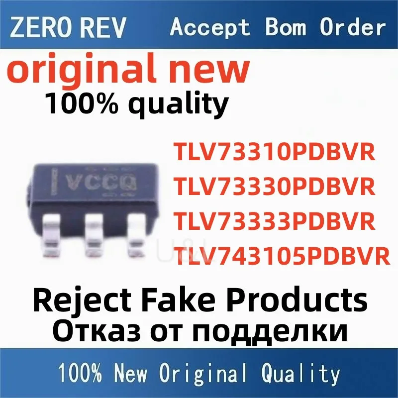 

10Pcs 100% NEW TLV73310PDBVR VCCQ TLV73330PDBVR ZDMW TLV73333PDBVR VCIQ TLV743105PDBVR 1NGT SOT-23-5 Brand new original chips ic