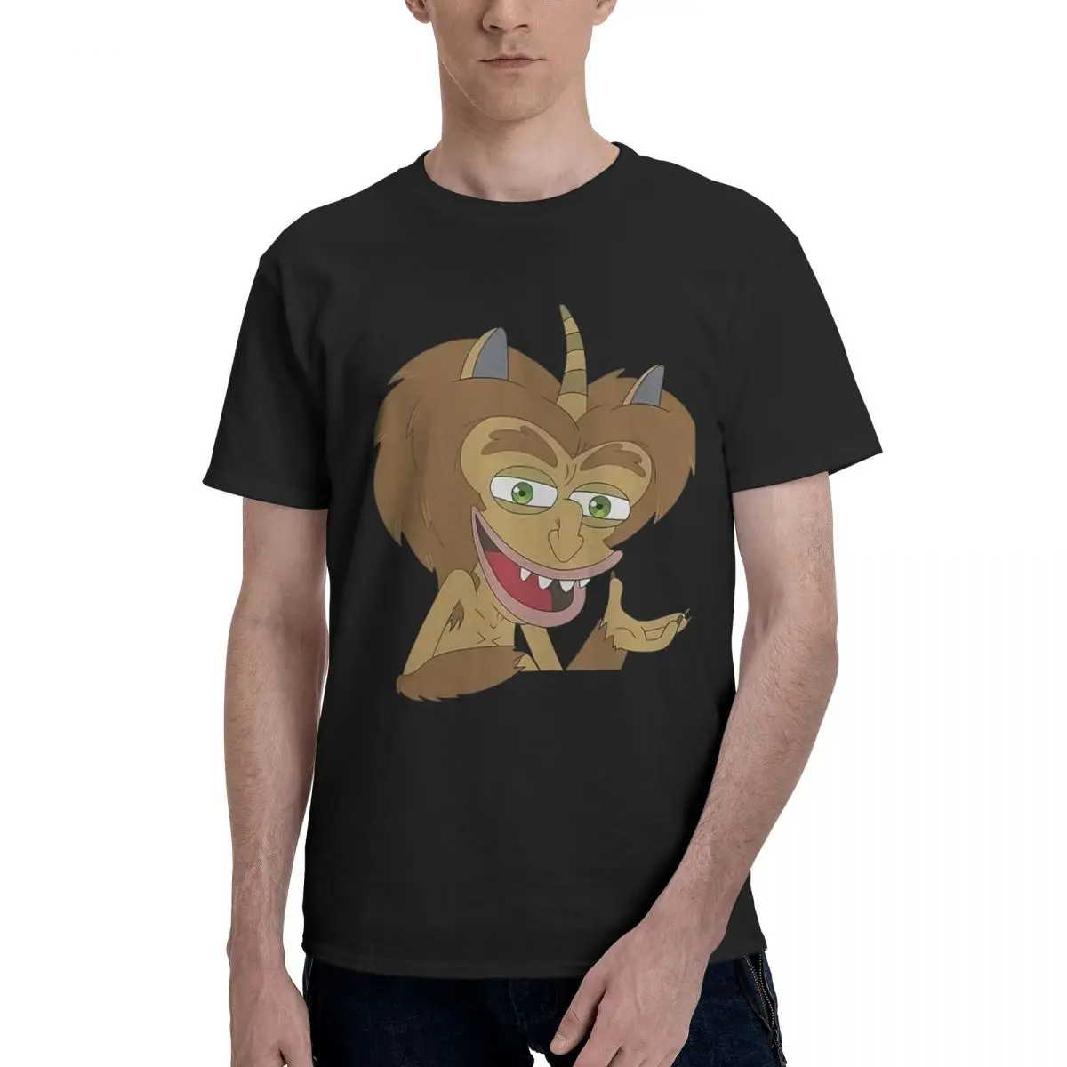 Maury The Hormone Monster Big Mouth Graphic Tee 100% Cotton Casual Breathable Confortable Tshirt Football Shirts 2025 Man