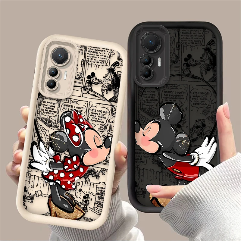 Disney Mickey Minnie Case For Xiaomi POCO X6 X5 X4 GT X3 NFC F6 F5 F4 F3 M6 Pro 13T 12T 11T 13 12 11 Lite 5G NE Soft Phone Cases