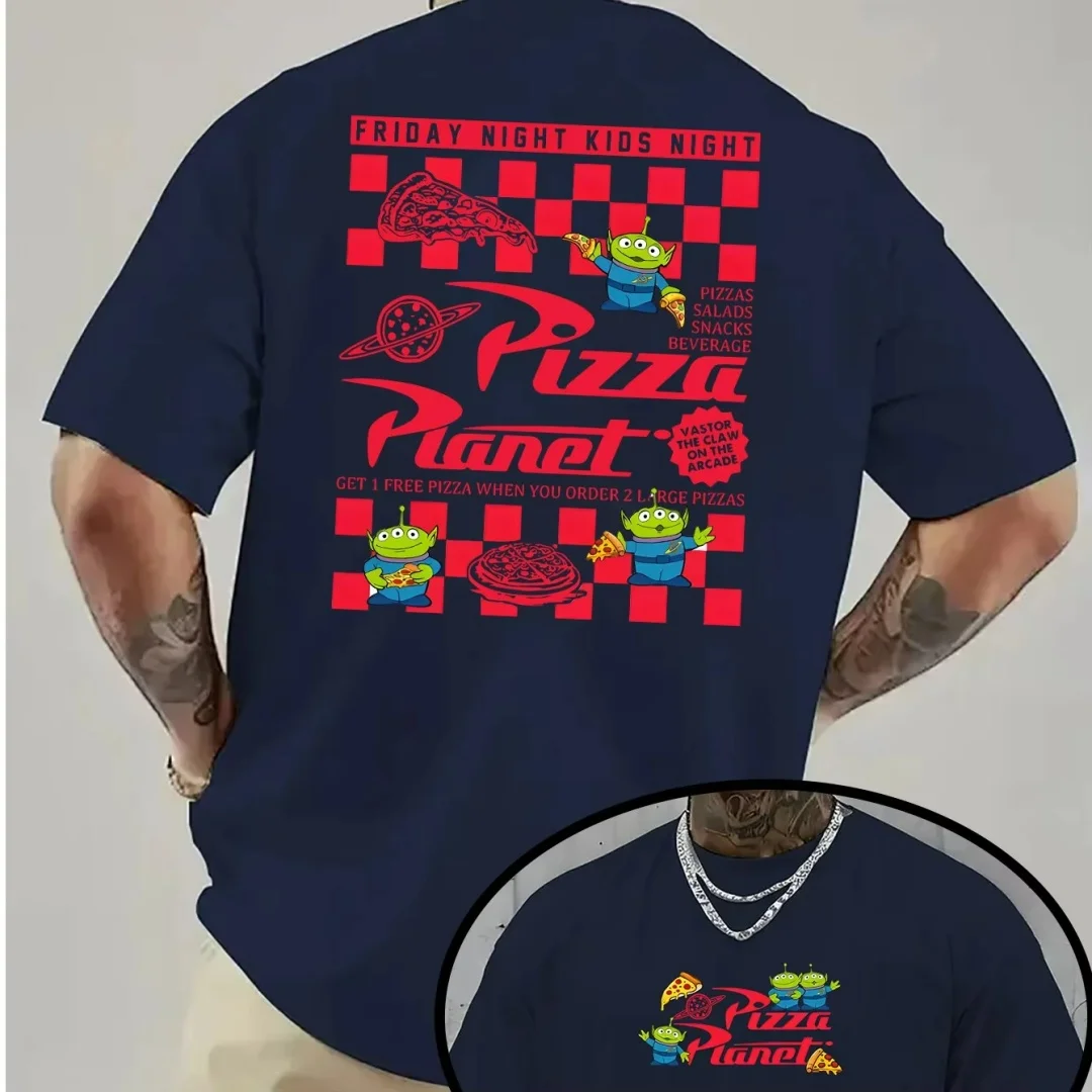 الرجال ديزني قصة لعبة الغريبة تي شيرت مطبوع الصيف موضة الرياضة القطن الخالص تي شيرت رجالي ملابس الأطفال المحملة Y2k امرأة