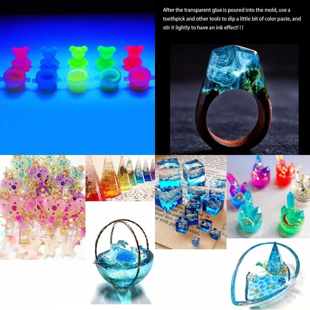 

31BF Эпоксидная смола Цветной пигмент 18 Цветная смоланая паста Краситель для УФ-смолы