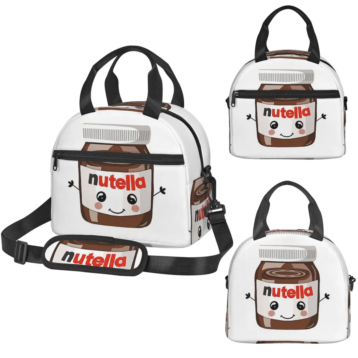 

Термосумка для обедов Nutella Cutie для женщин и детей, портативная термосумка для еды, термосумка-тоут