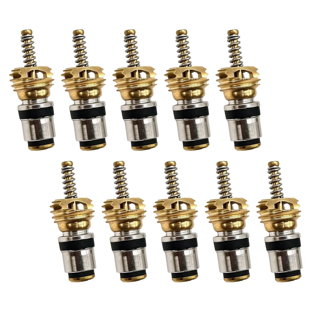 10pcs High And Low Pressure Automotive For Air Conditioning Valve Core R134a Valve Cores Electrical Equipment