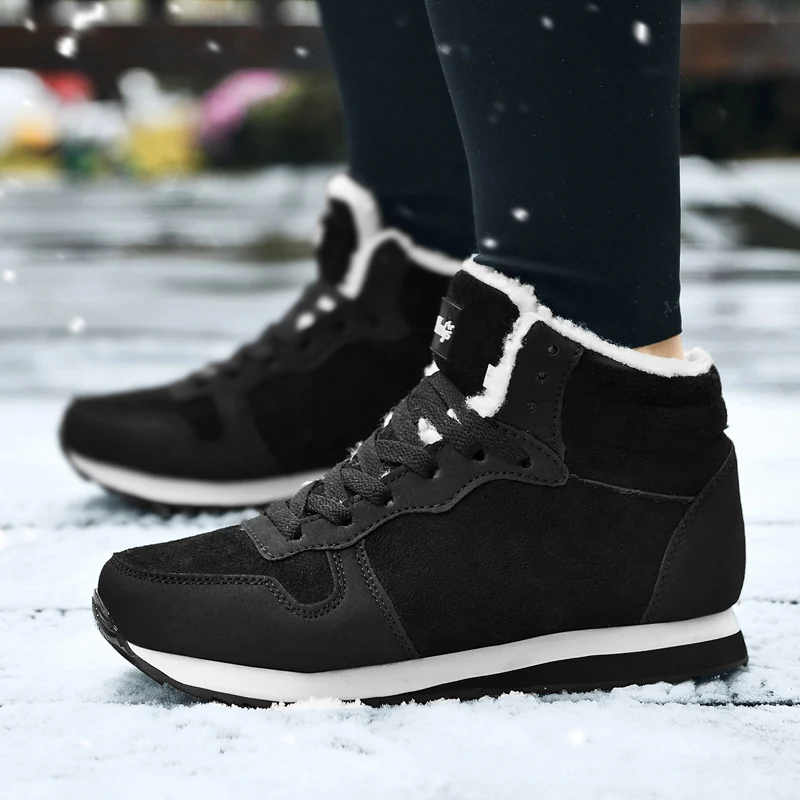 Women Boots Comfortable Winter Shoes Women Boots Warm Winter Sneakers Snow Boots Waterproof Winter Unisex Ankle Boots Men Shoes