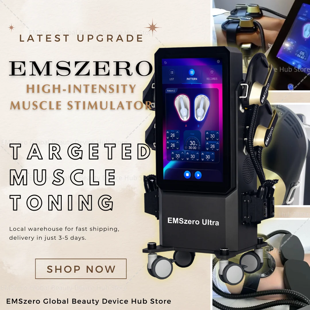 EMSzero Ultra Machines 15Tesl 6500w NEO Body Slimming Nova Fat Burning Muscle Sculpting Electromagnetic Stimulate Pro