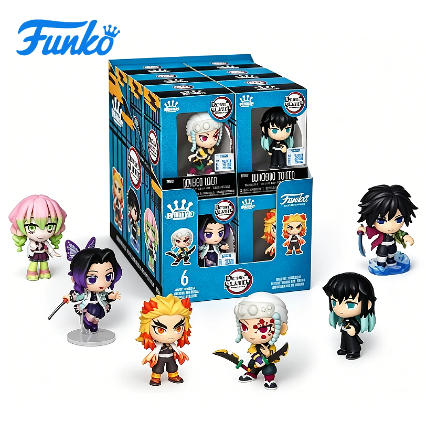 

Funko Mini Vinyl Figures: Demon Slayer Series - 12-Piece Display Set, One Shipped Randomly - New Year Gift - Christmas, New Year, and Birthday Gifts for Friends and Family, Pop Culture Decorations, Birthday Gifts, Comic Book Collectibles, Officially Licen