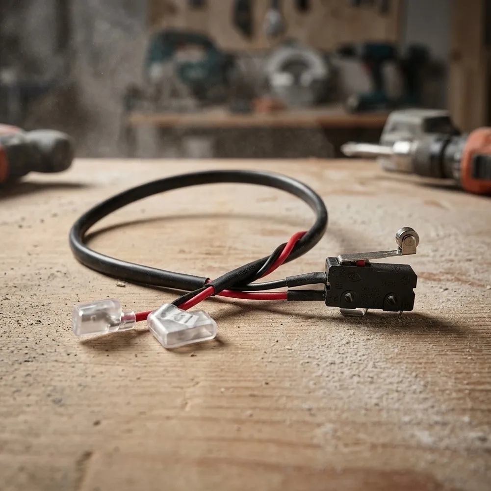 Stop Switch with Attached Wires for SL TS410 TS420 Off Saw Equipment Compatible with 4238 430 0500 Interface Requirements