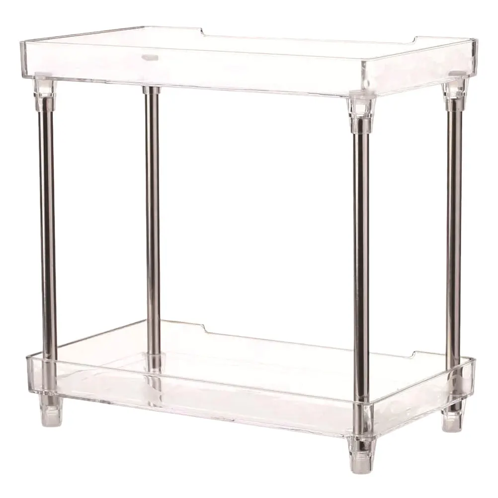 

1Pcs Acrylic Makeup Organizer Storage Box Desktop Holder for Bathroom Toiletry Rack Cosmetics Stand Household Storage