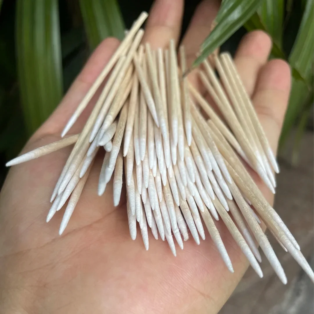 100/300/500 قطعة أعواد قطنية خشبية طويلة نظيفة إصبع مسمار تلميح الغراء الاستغناء عصا مانيكير التفاصيل مصحح مزيل طلاء الأظافر