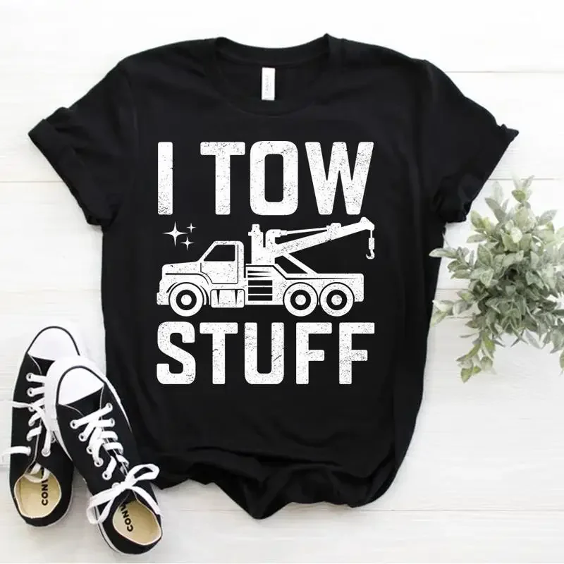 I Tow Stuff Throwers Wrecker Towing Funny Tow Truck Driver T Shirt Size S 5xl