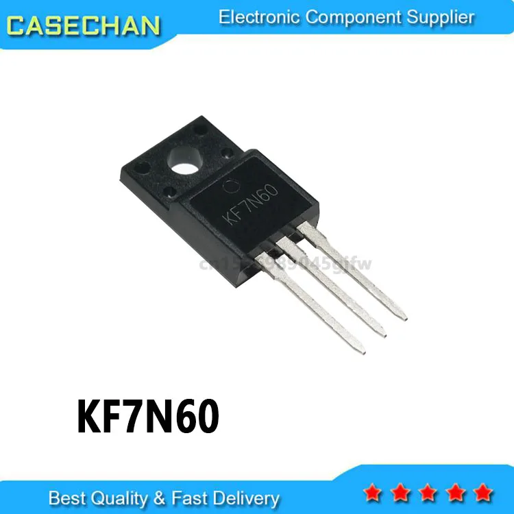 10PCS New and Original  KF7N60F TO-220 7N60 TO-220 KF7N60 