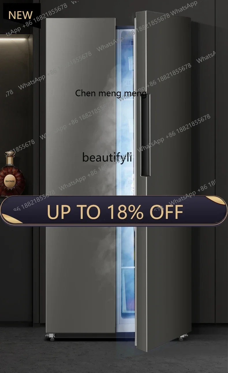 

Z189 A01 Household cross folio double open four doors large capacity household ultra-thin embedded refrigerator air-cooled and f