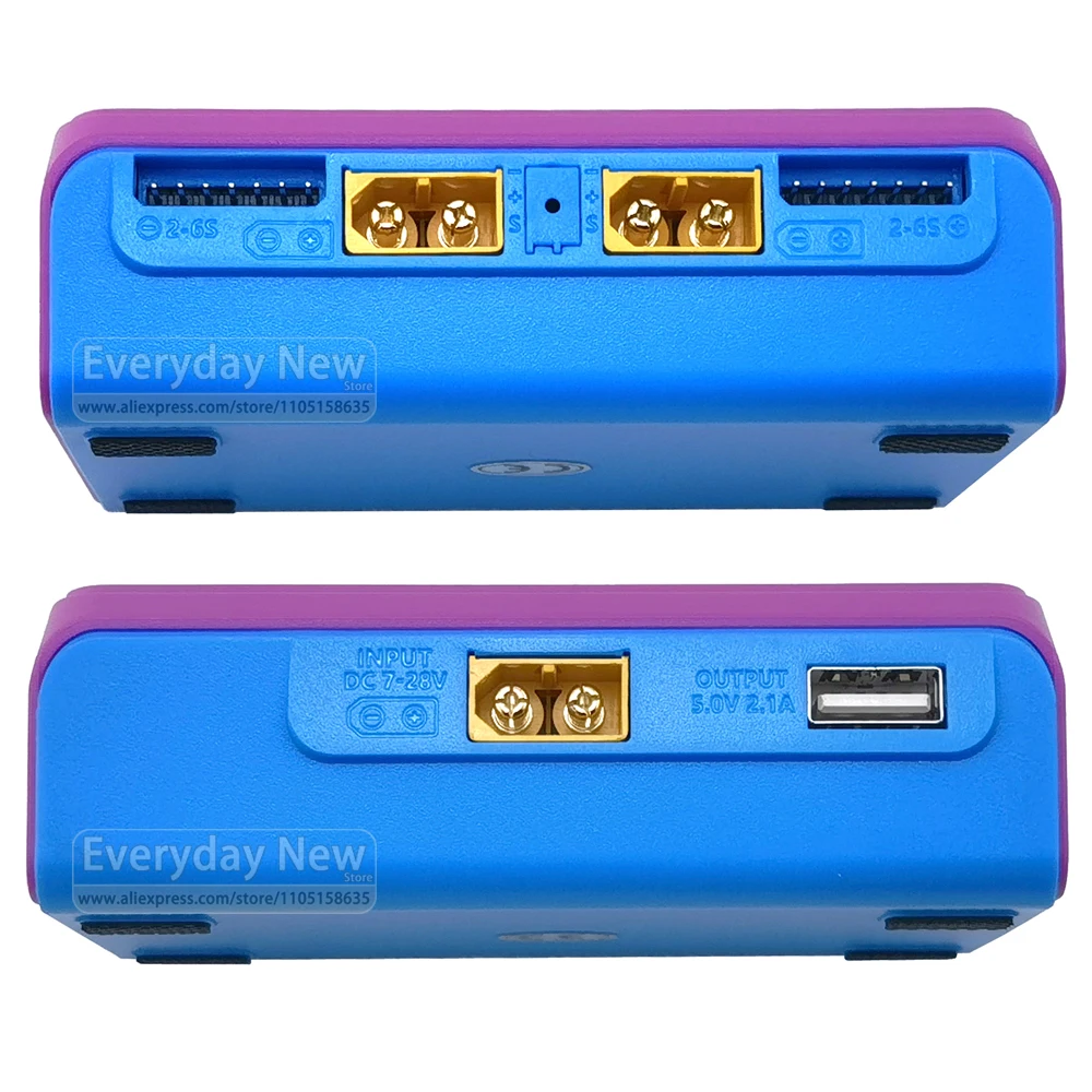 ToolkitRC الأرجواني M6D شاحن سريع ذكي قابل للتعديل هاواي DC500W 15A 1-6S لعبة نموذج سيارة بدون طيار FPV بطارية ليثيوم يبو الخفافيش