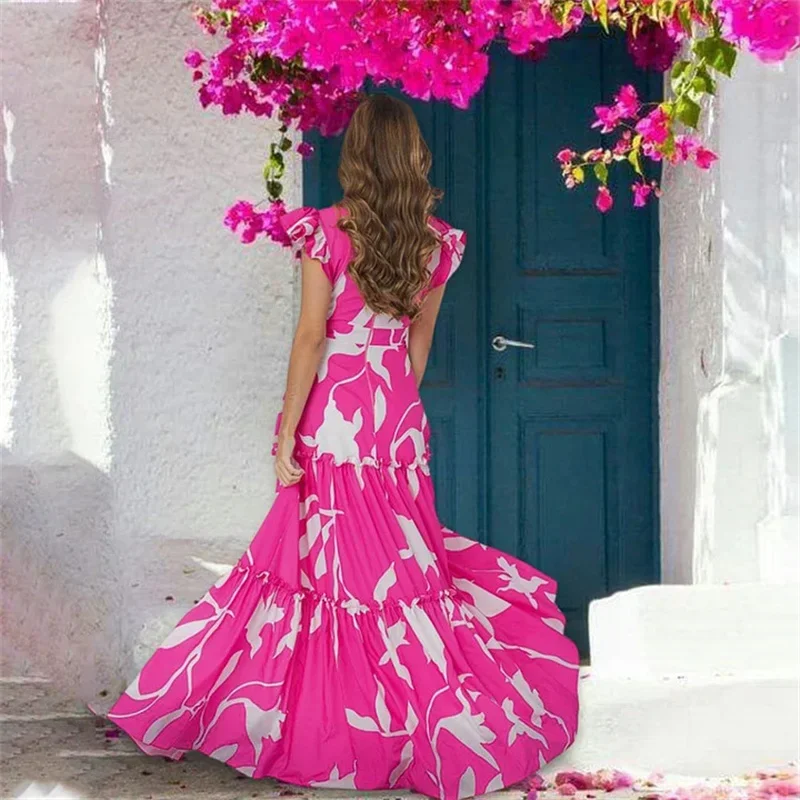 

Женский купальник с высокой талией и цветочным принтом, сексуальное бикини с пышными рукавами, купальный костюм, пляжная одежда 2025