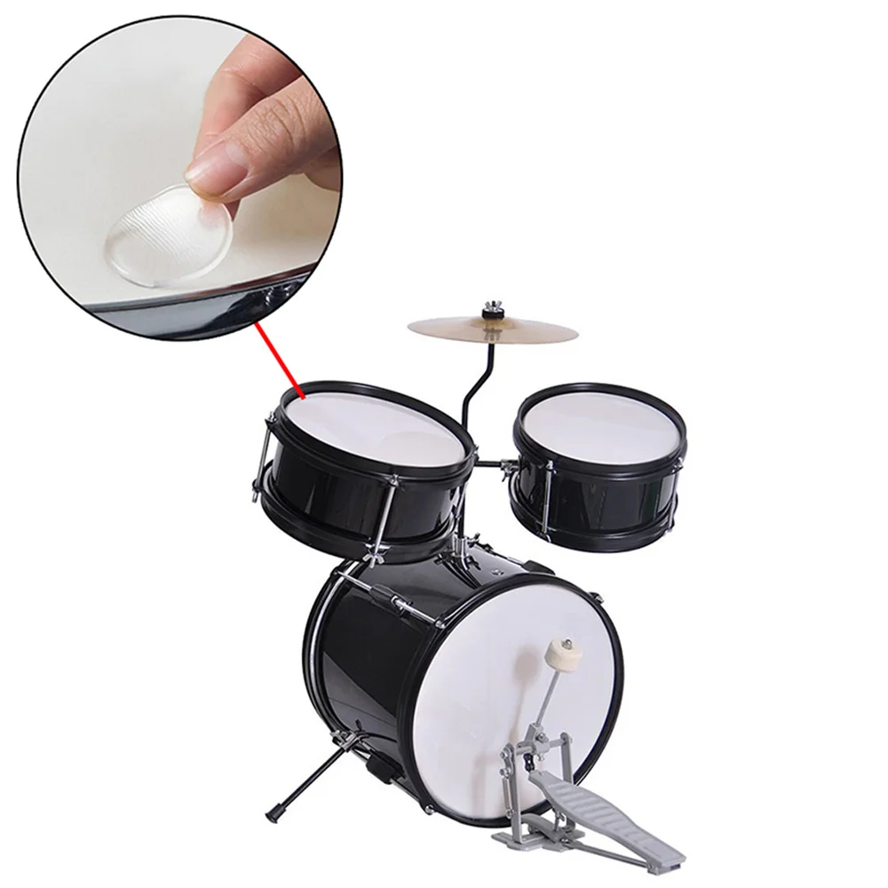 4/12/28Pcs Transparent Drum Dampeners Gel Pads Silicone Drum Silencers Drum Dampening Pads Drum Mute Pads For Drums Tone Control