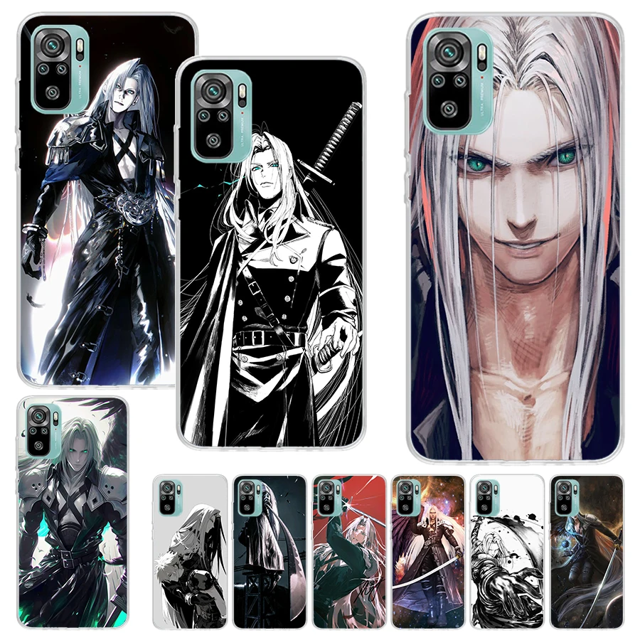 Anime FINAL FANTASY 7 BloodyBeni Print Soft Case for Xiaomi Redmi Note 14 13 12S 11S Phone Shell 10 Pro Plus 11E 11T 12 11 10S 5