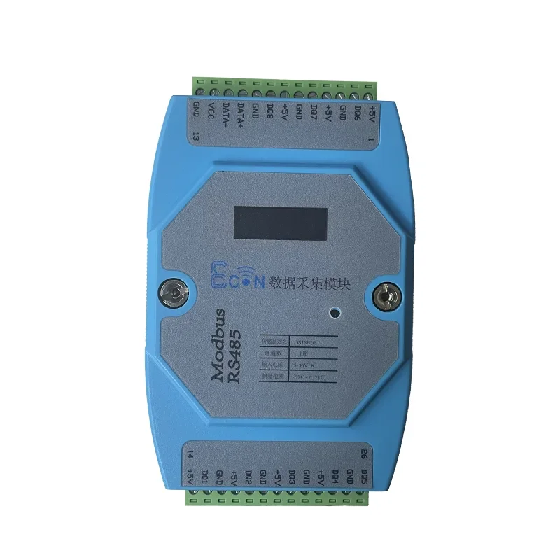 8-Channel 18b20 Input Analog Acquisition Module MODBUS-RTU Protocol Support Customizable OEM Temperature Temperature Instruments
