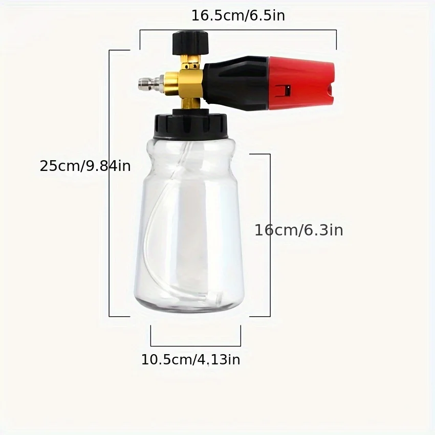 33,8 Unzen Autowaschschaumkano – Pressure Washer Foam Gun Bewertung und Preis